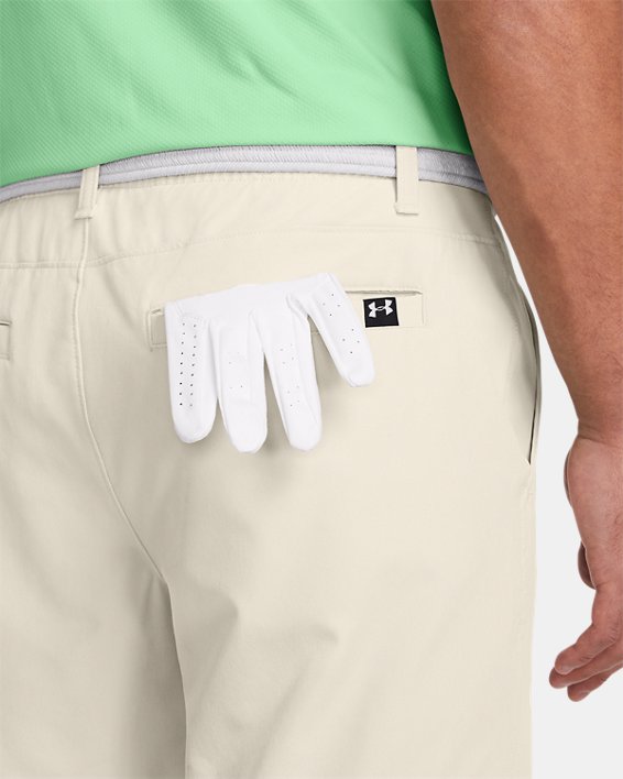 Men's UA Drive Tapered Shorts, White, pdpMainDesktop image number 3